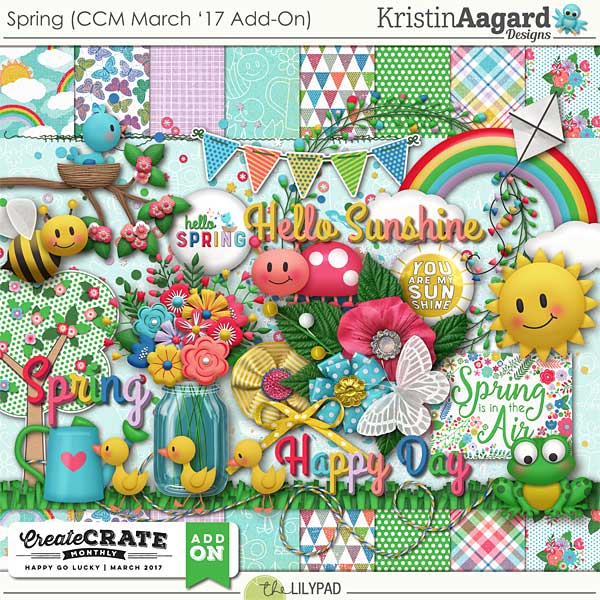 Spring - Create Crate Monthly March '17 Add-On