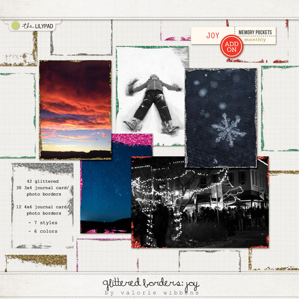 Glittered Borders Joy