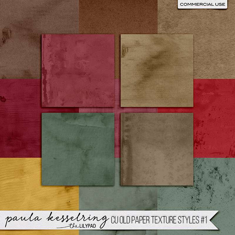 CU - Old Paper Texture Styles #1