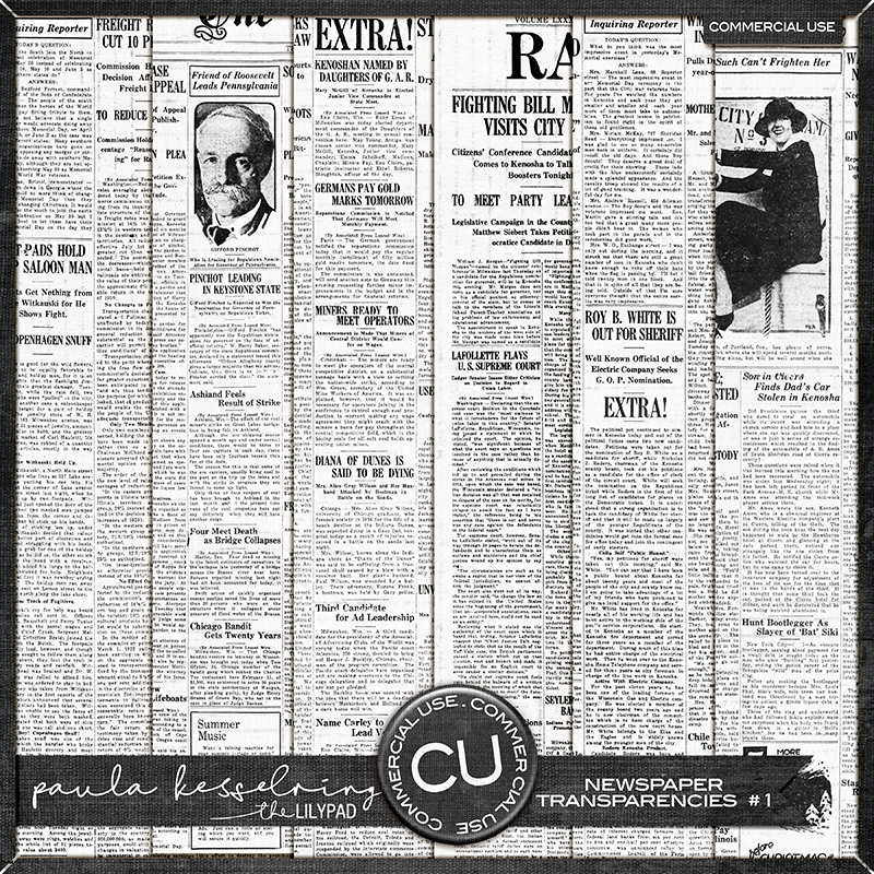 CU - Newspaper Transparencies #1 - Image 2
