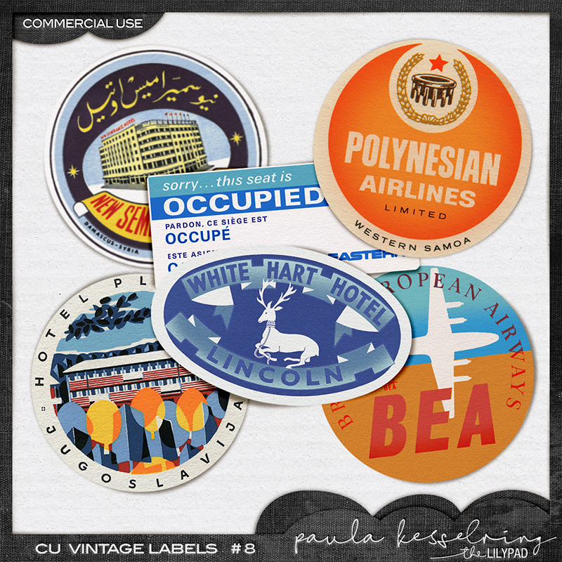 CU - Vintage Labels #8 - Image 2
