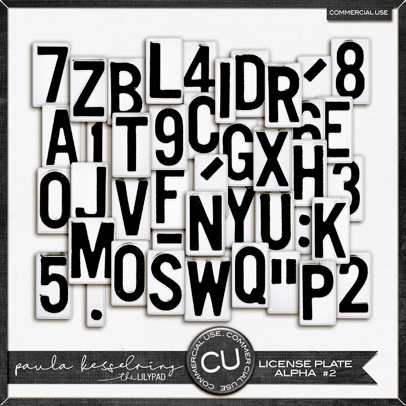 CU - License Plate Alpha #2