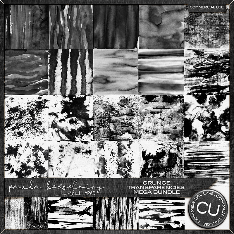 CU - Grunge Transparencies Mega Bundle - Image 7