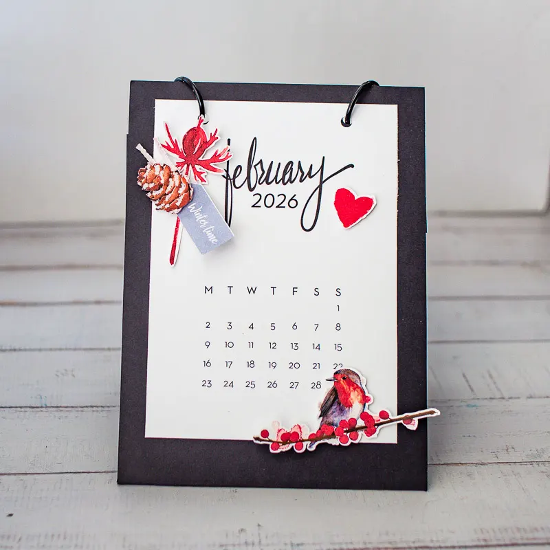 DIY How-to directions for making your own flip calendar