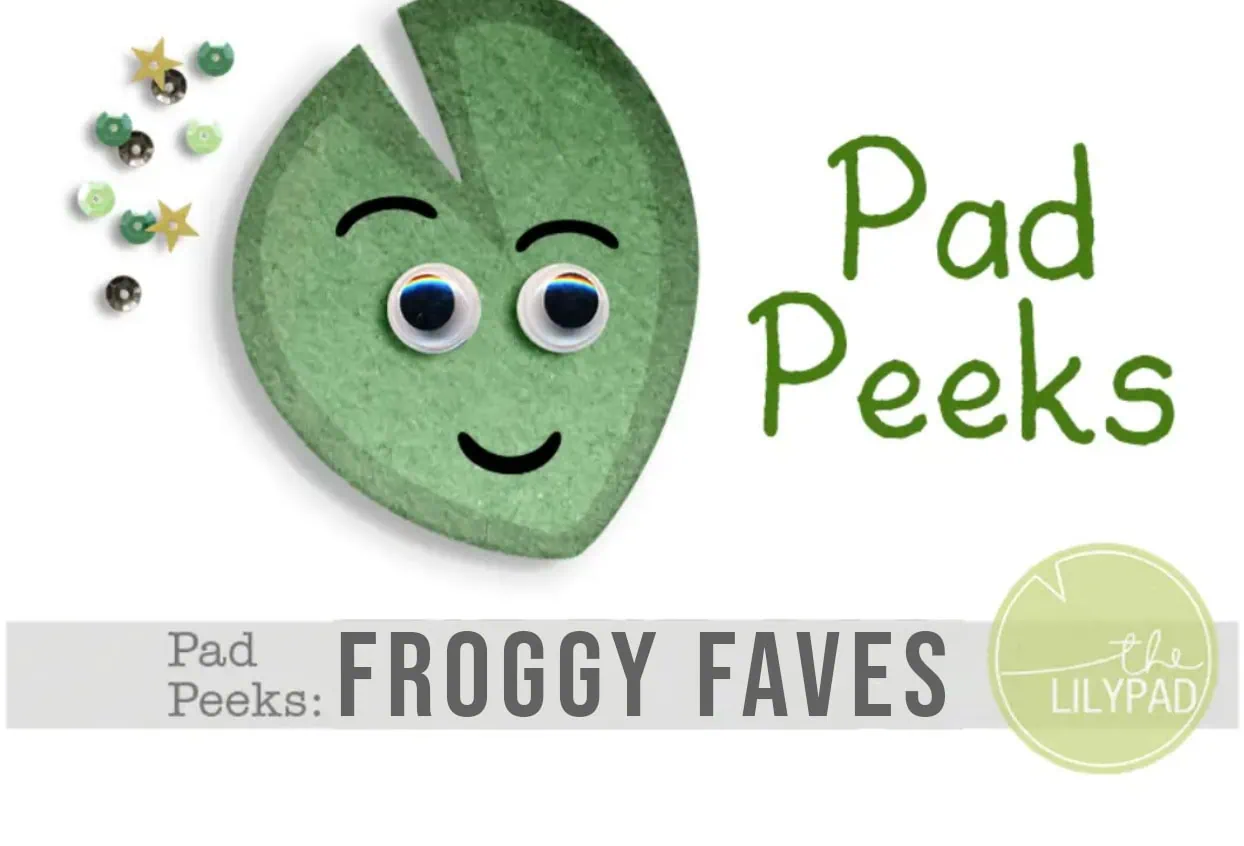 Smiling lily pad character with googly eyes and the text “Pad Peeks: The Fit Pad” alongside The Lilypad logo.