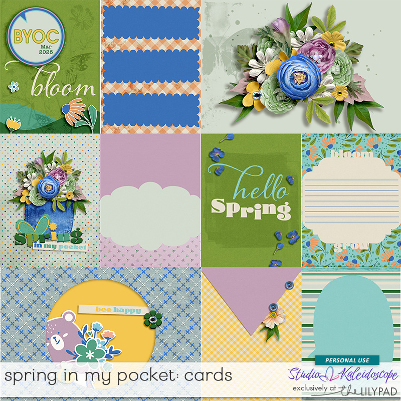 Spring in my Pocket: Cards