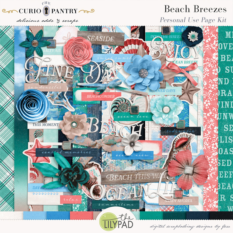 Beach Breezes Page Kit