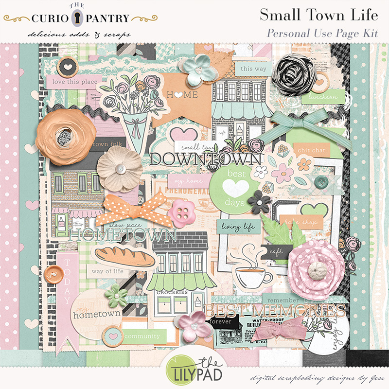 Small Town Life Page Kit
