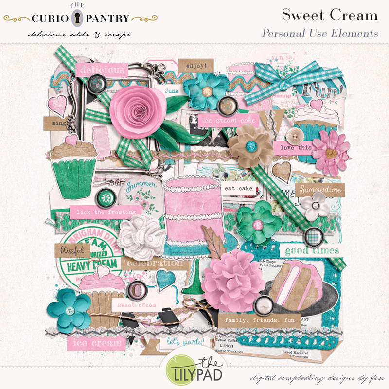 The Curio Pantry Sweet Cream PU Elements