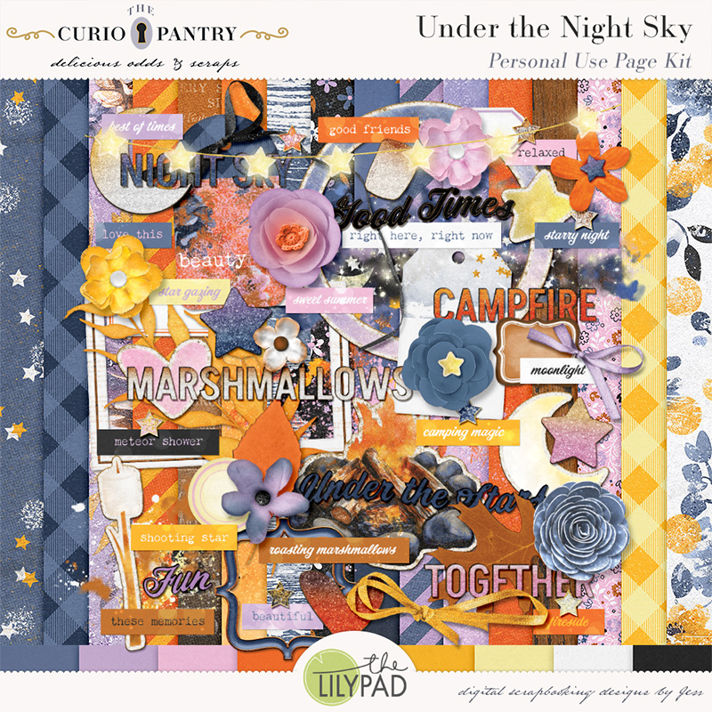 Under the Night Sky Page Kit
