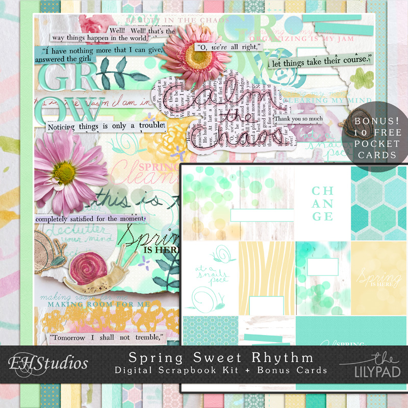 Spring Sweet Rhythm | Digital Kit + FREE Bonus Cards by EHStudios - Image 2