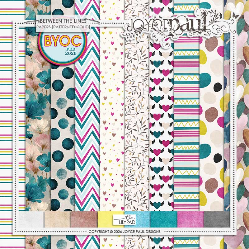 Between The Lines | Papers (Patterned+Solid)