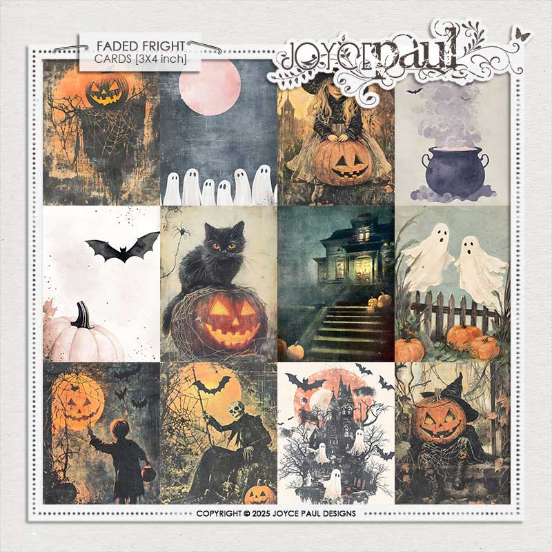 Faded Fright - Cards
