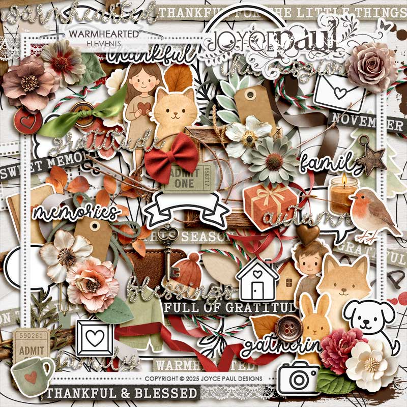 Warmhearted - Elements by Joyce Paul Designs