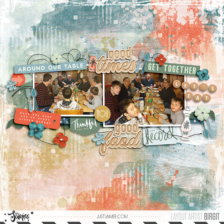Storyteller November Digital Scrapbooking Kit - Image 5