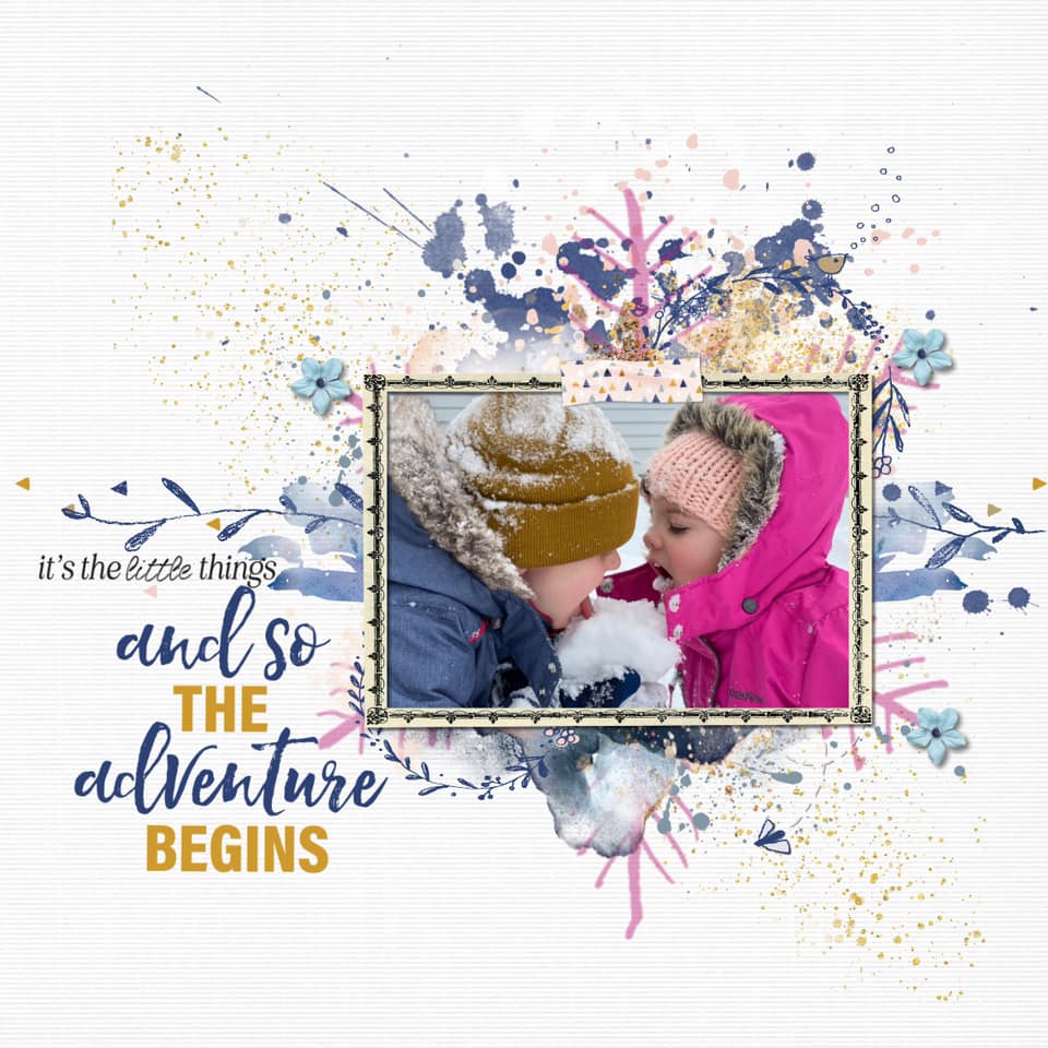 January Frolic Digital Scrapbooking Kit Bundle - Image 11