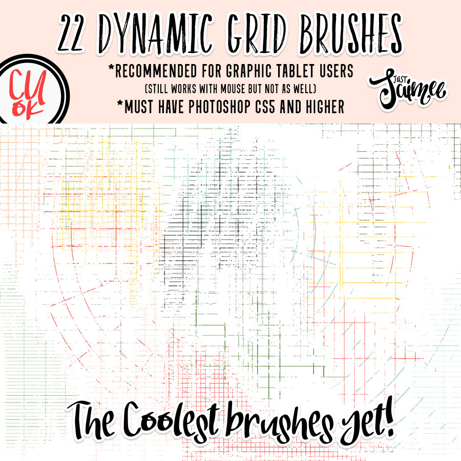 Dynamic Stamp Brushes | Grids | Commercial Use