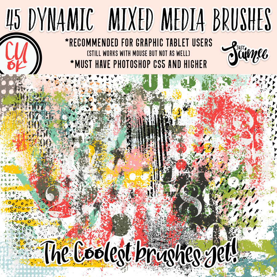 Dynamic Stamp Brushes | Mixed Media | Commercial Use
