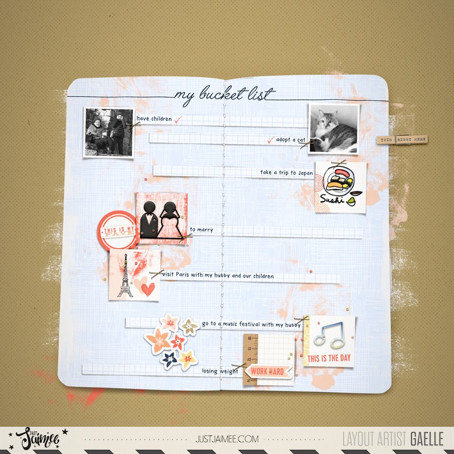 Traveler’s Notebook realistic digital template - Image 3