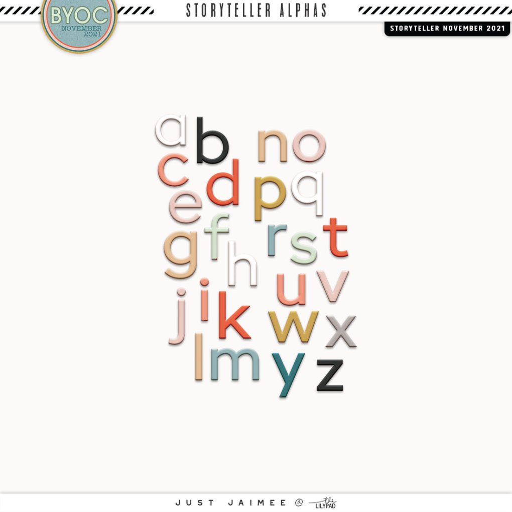 Storyteller November Digital Scrapbooking Kit - Image 2