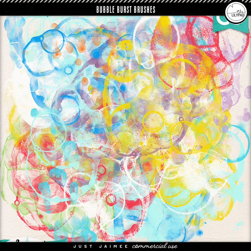 Bubble Burst Brushes | Commercial Use