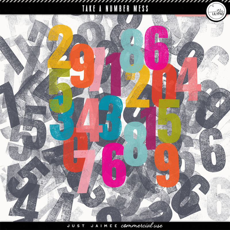 Take a Number Mess | Commercial Use