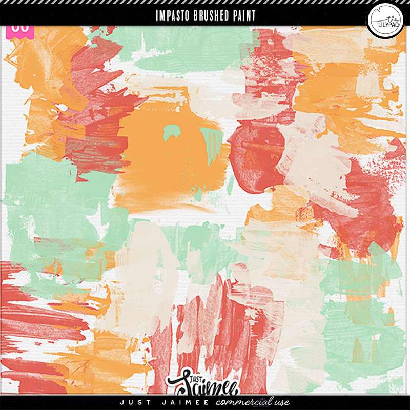 Impasto Brushed Paint | Commercial Use