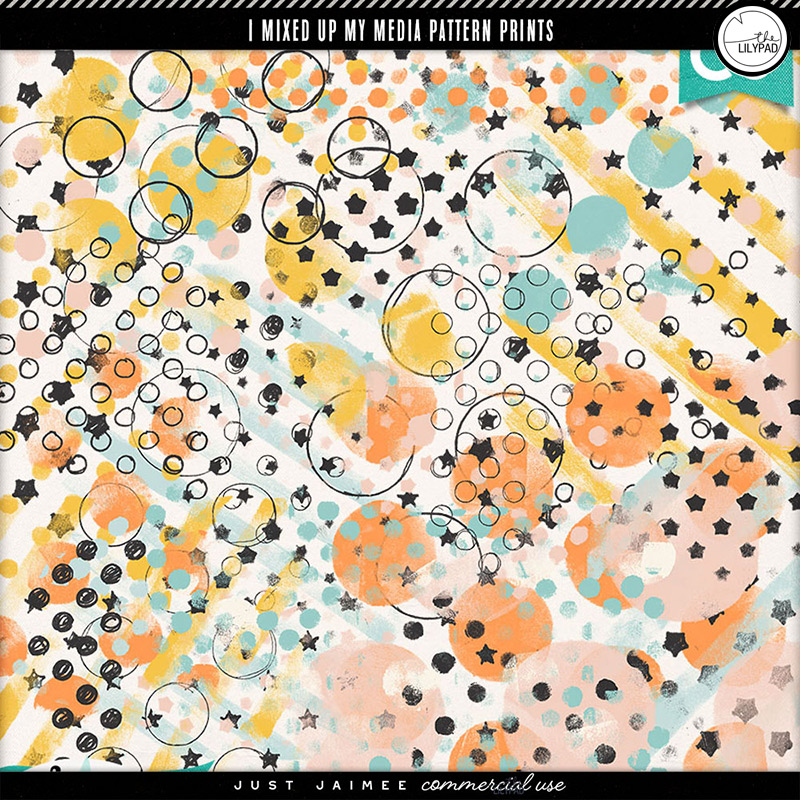 I Mixed Up My Media Pattern Prints | CU
