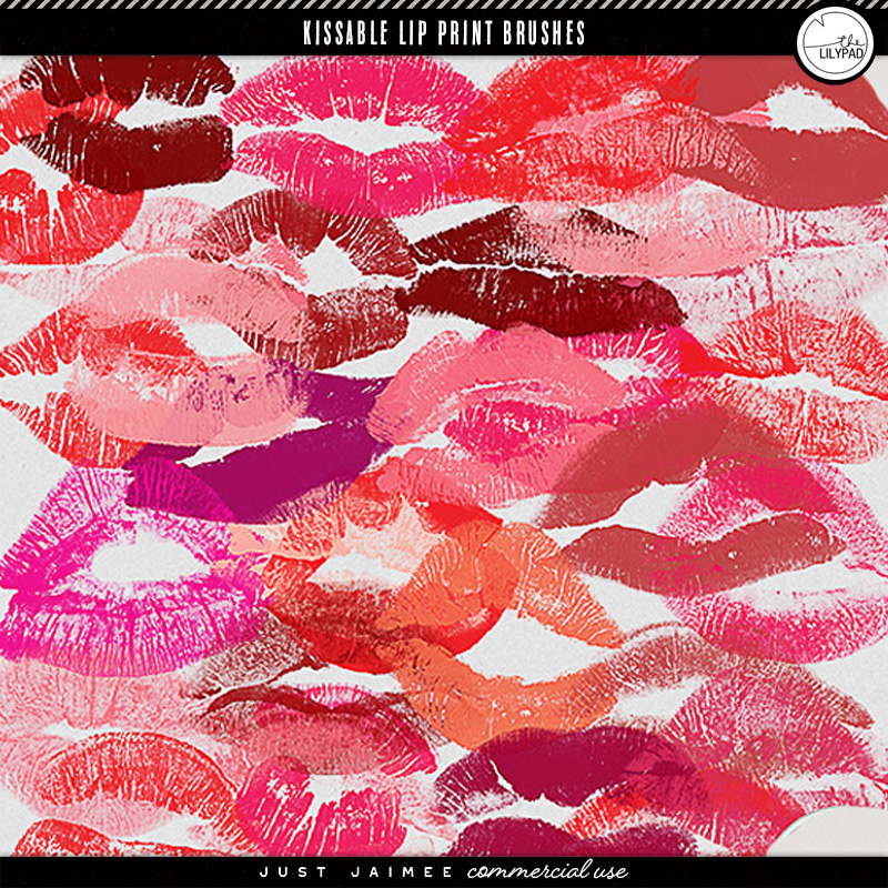 Kissable Lip Print Brushes | Commercial Use