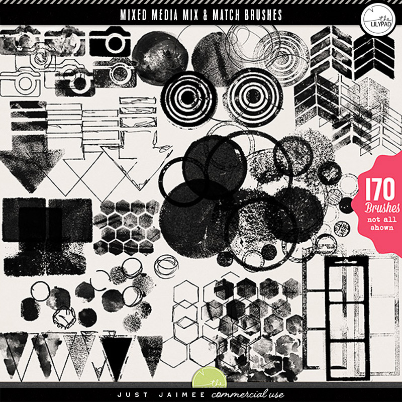 Mixed Media Mix & Match Brushes | CU