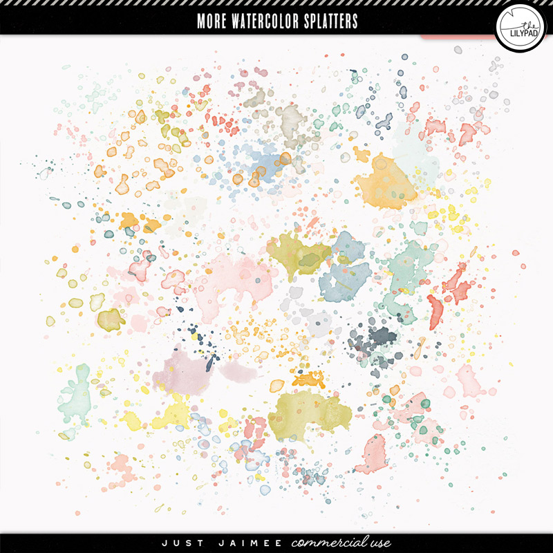 More Watercolor Splatters | CU
