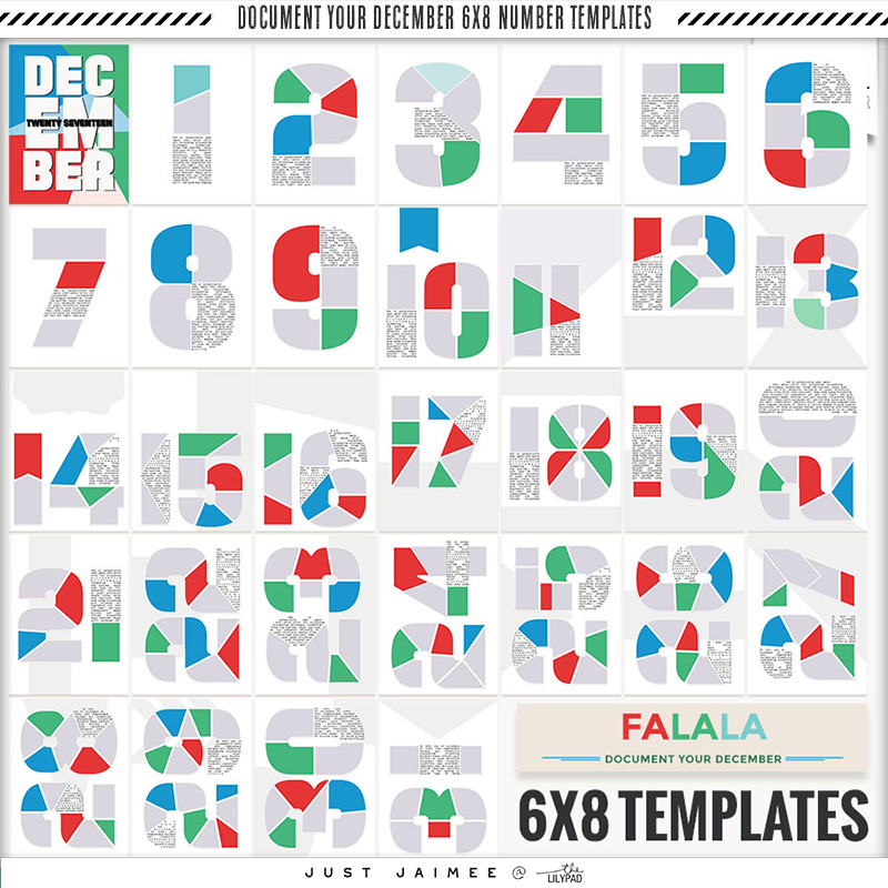 DYD 2017 | 6x8 Number Templates