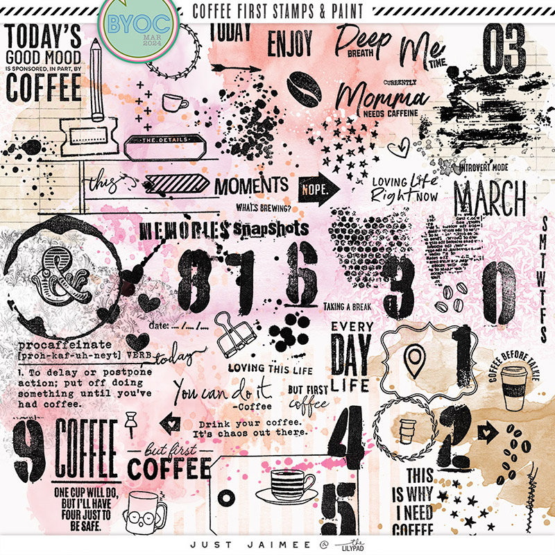 Coffee First | Stamps & Paint