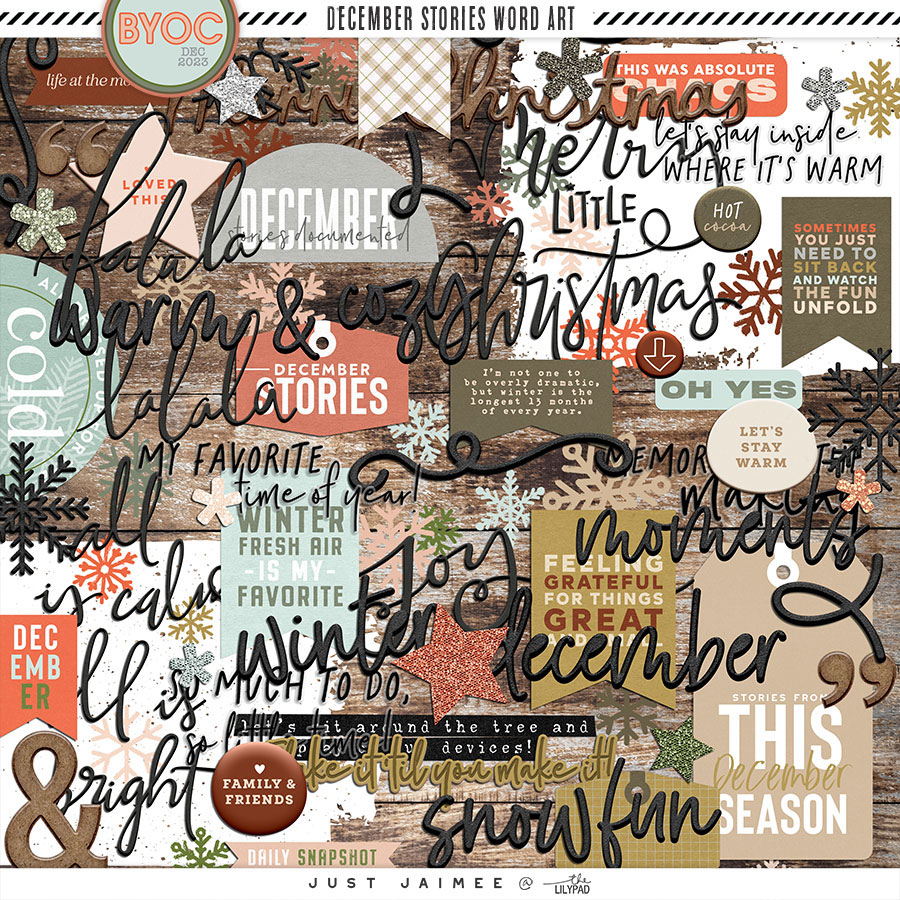 December Stories Digital Scrapbooking Bundle - Image 5