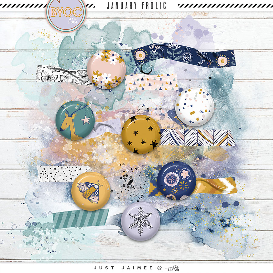 January Frolic Paint, Tape & Flair Pack