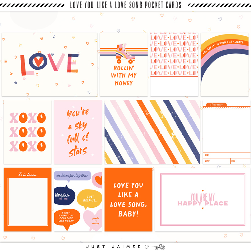 Love You Like a Love Song – Pocket Cards
