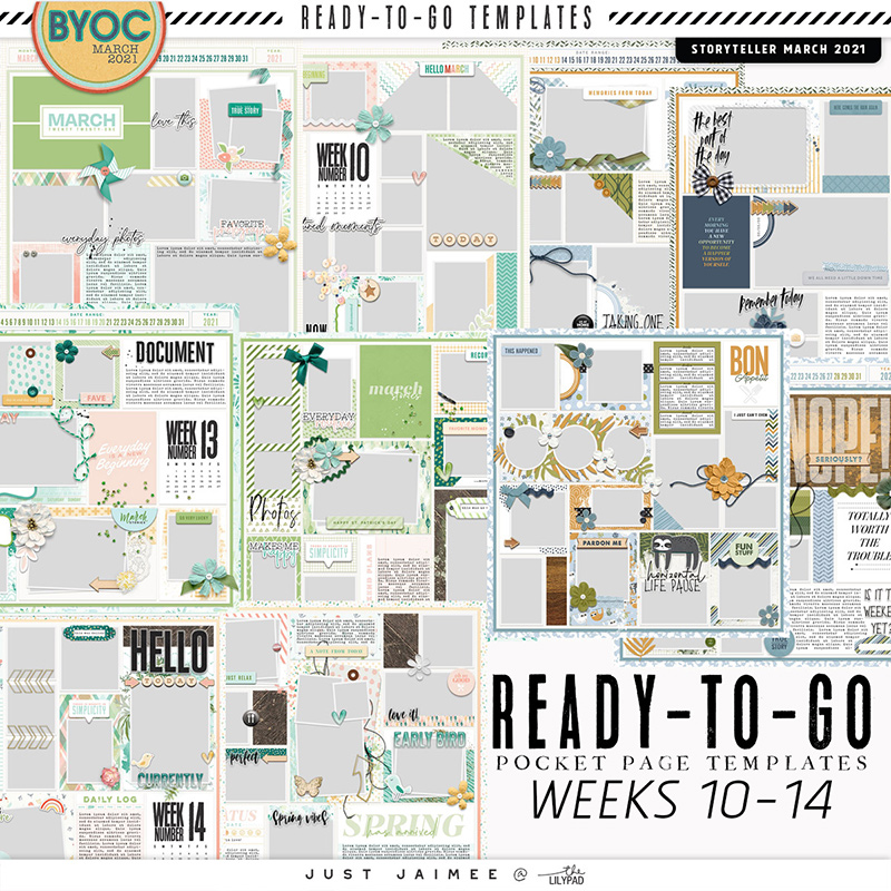 Storyteller March 2021 Ready-to-Go Templates (Weeks 10-14)