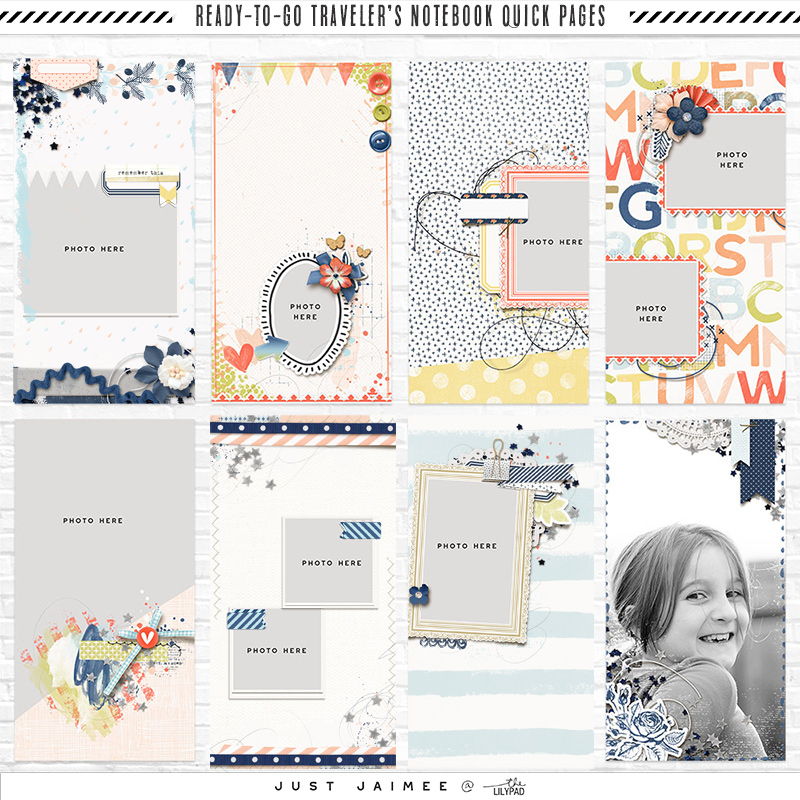 Ready-To-Go Traveler’s Notebook Quick Pages 1