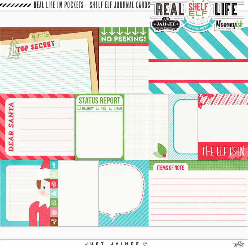 REAL LIFE IN POCKETS – SHELF ELF | POCKET CARD BUNDLE - Image 4