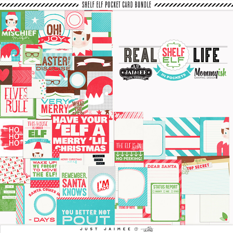 REAL LIFE IN POCKETS – SHELF ELF | POCKET CARD BUNDLE