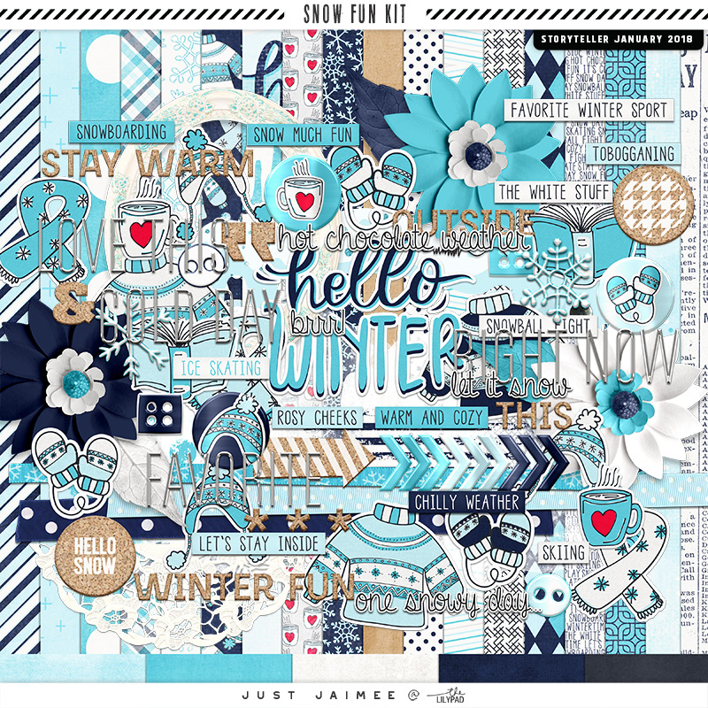 Storyteller January 2018 Snow Fun Kit