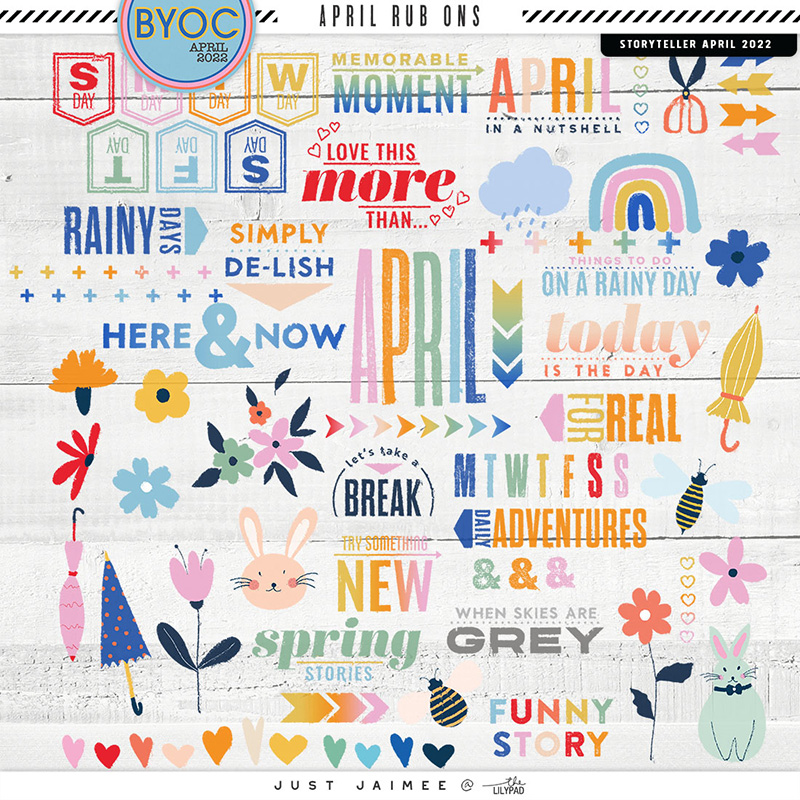 April Storyteller Rubons | BYOC April 2022