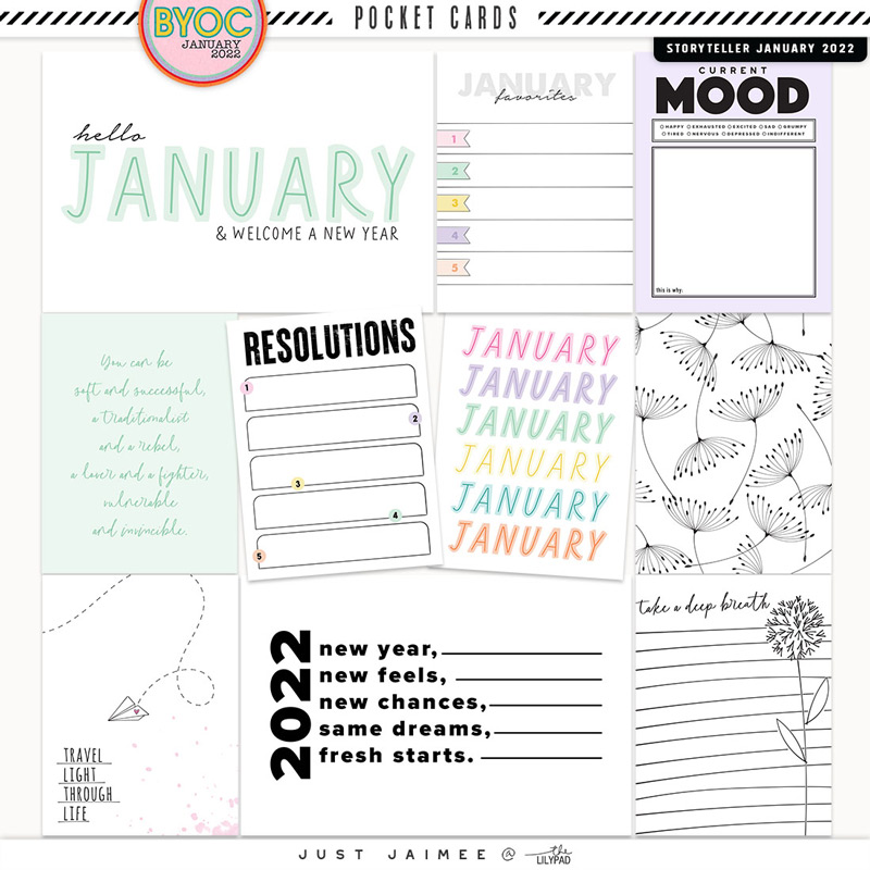 Storyteller January Digital Scrapbooking Bundle - Image 6