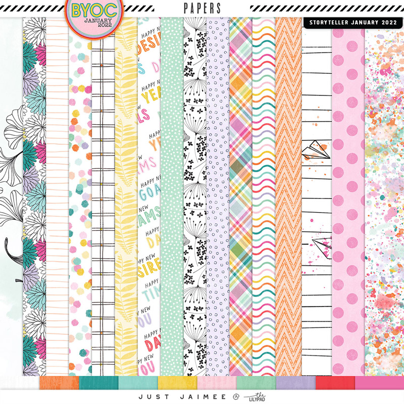 Storyteller January Digital Scrapbooking Bundle - Image 5