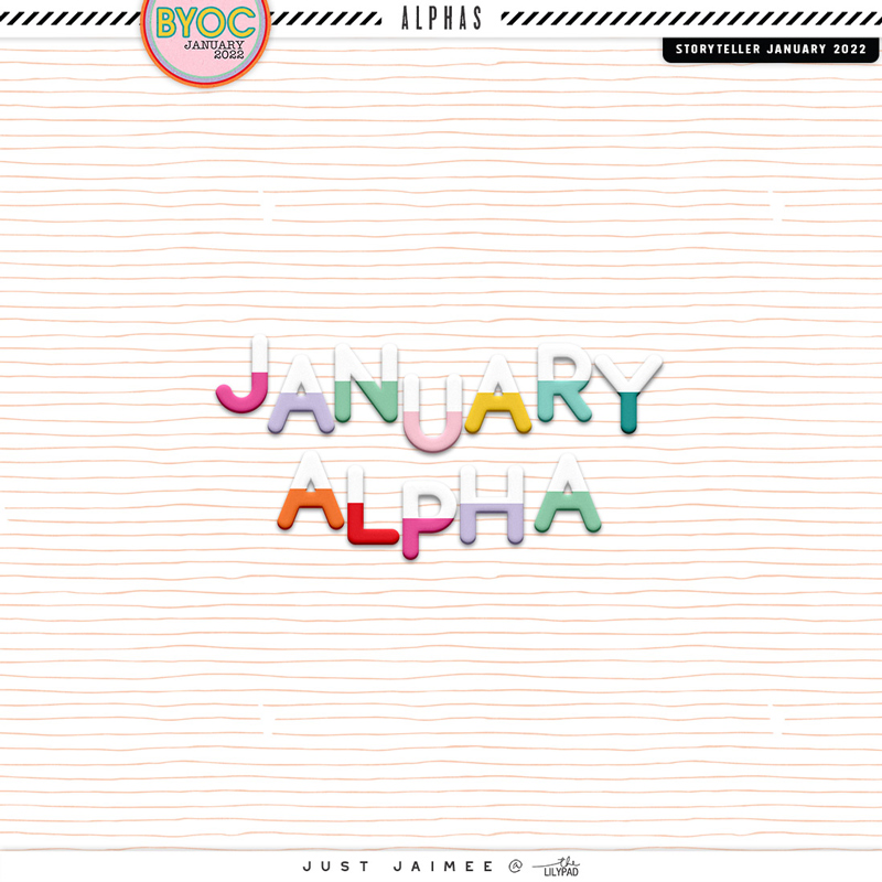 Storyteller January Digital Scrapbooking Bundle - Image 2