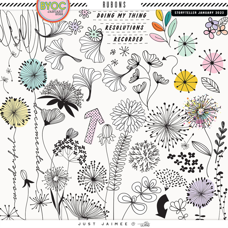 Storyteller January Digital Scrapbooking Bundle - Image 4