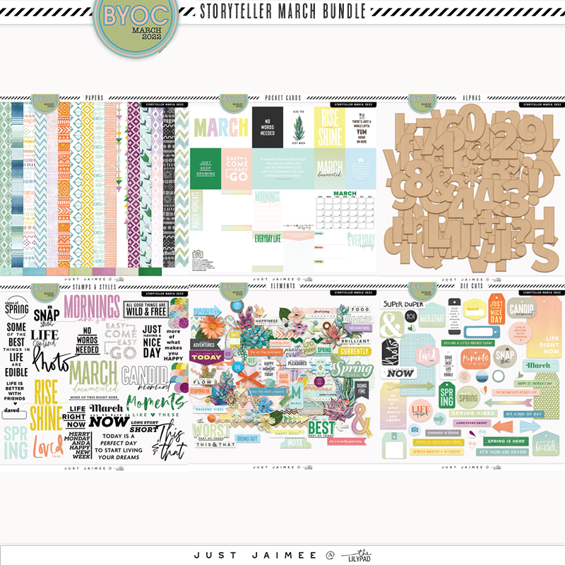 March Storyteller Bundle | BYOC March 2022