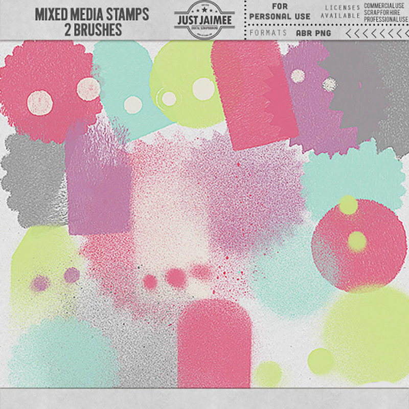Brush Obsession: Stamped Archive Bundle | CU - Image 5