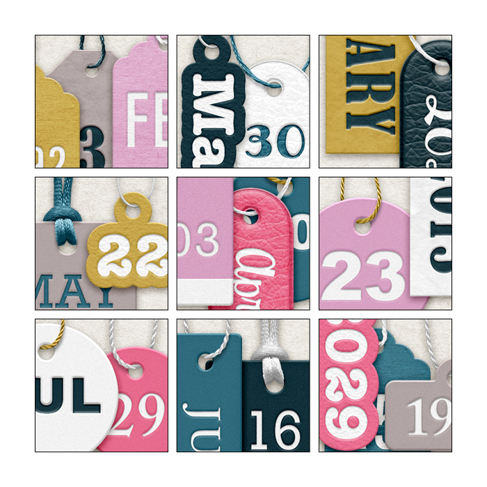 Debossed Date Tags - Image 2