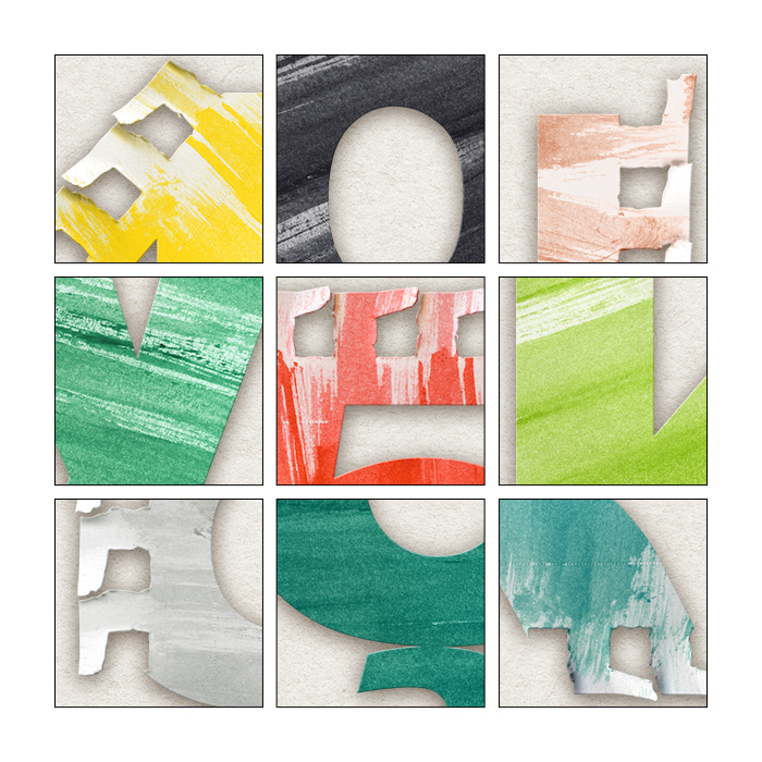 Painted Paper Alpha - Image 2